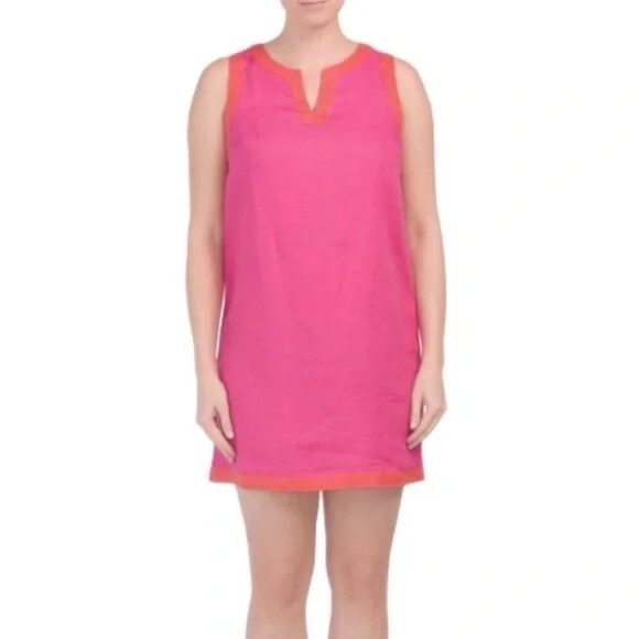 Sigrid Olsen Dresses | Sigrid Olsen Linen Dress | Color: Orange/Pink | Size: Xl | Hayal_Demirkol's Closet Sigrid Olsen Dresses | Sigrid Olsen Linen Dress | Color: Orange/Pink | Size: Xl | Hayal_Demirkol's Closet